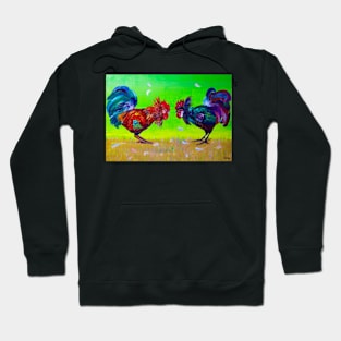 Fight of roosters Hoodie